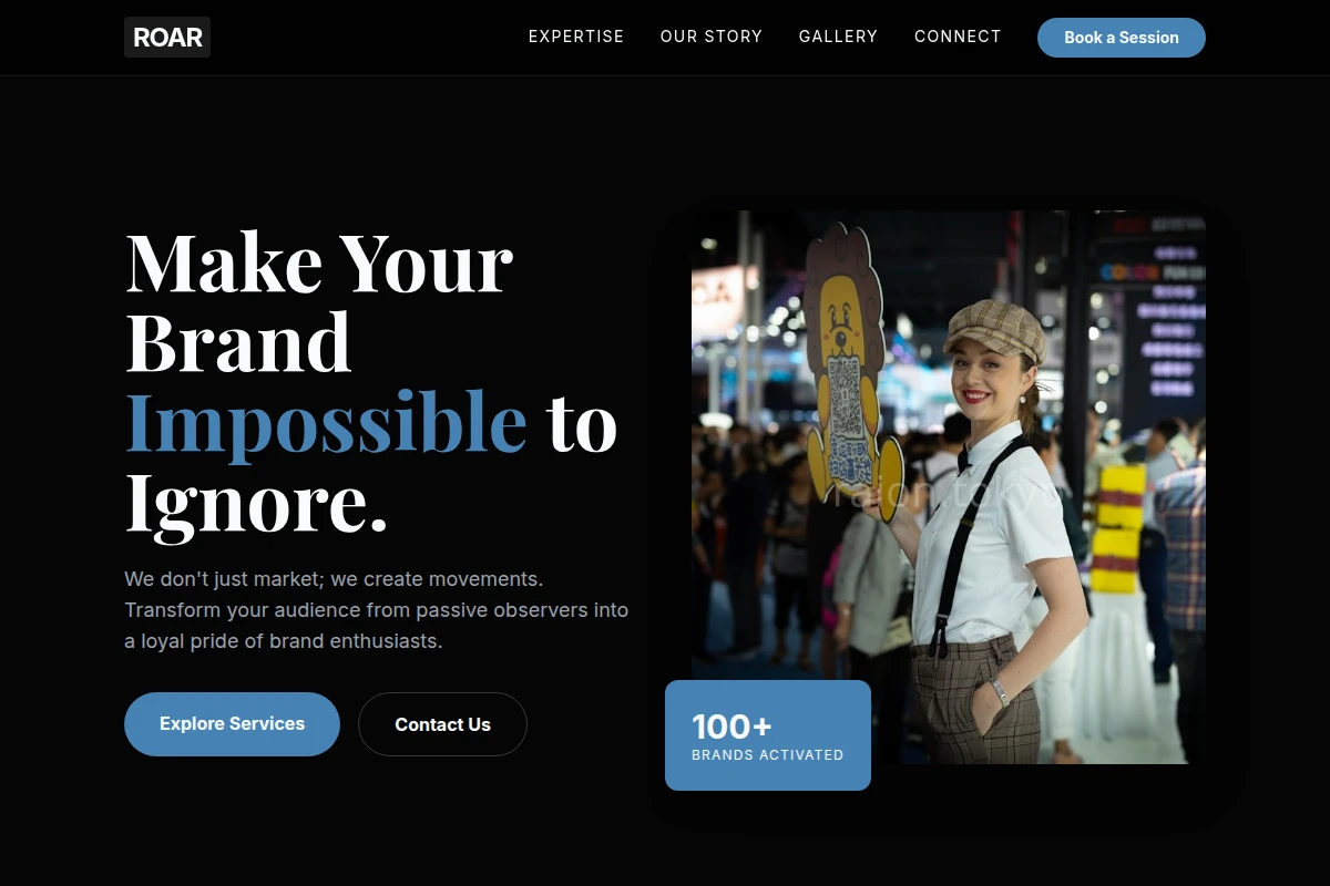 Roar Brand Activation