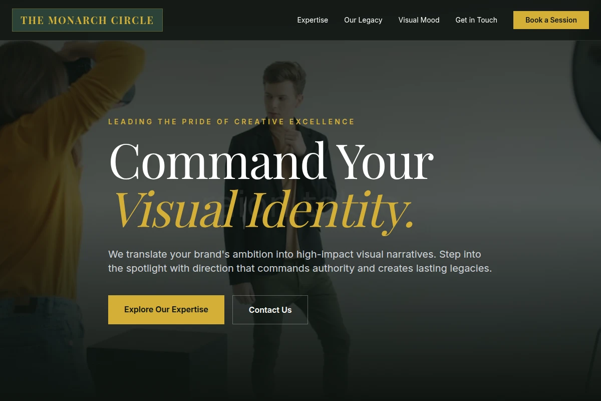 Premium Creative Direction Website Design